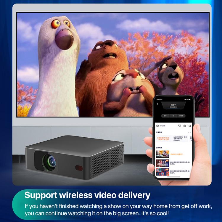 N5 1280x720P Android 9.0 System Wireless Same Screen Smart HD Projector