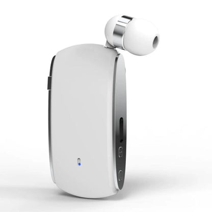 K68 Card Business Collar Clip Type Single Ear Bluetooth Earphones