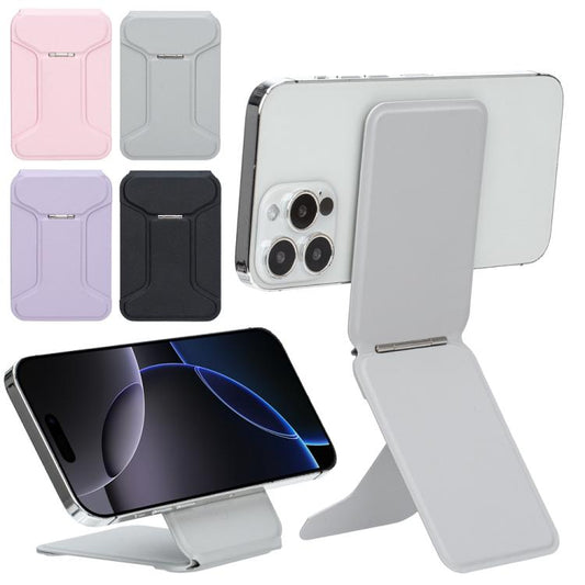 I-Shaped Phone Holder Leather Card Bag