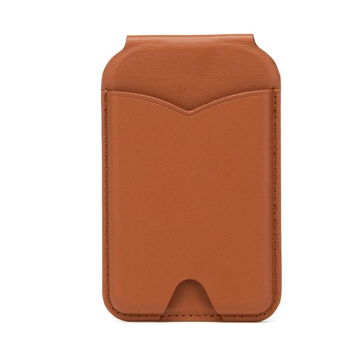 Hinge Mirror Phone Holder Leather Card Bag