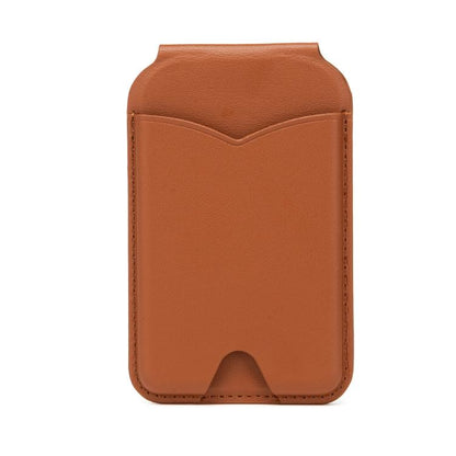 Hinge Mirror Phone Holder Leather Card Bag