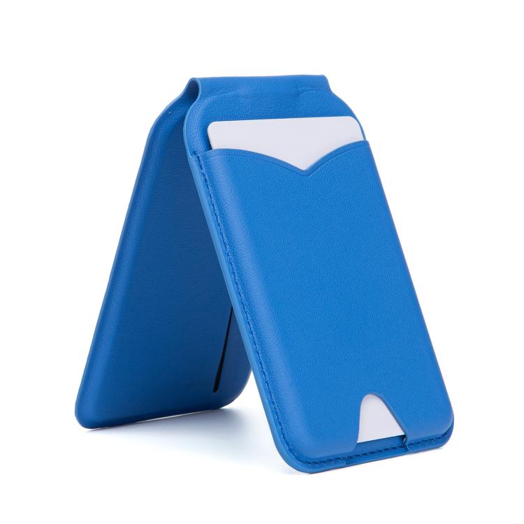 Hinge Mirror Phone Holder Leather Card Bag