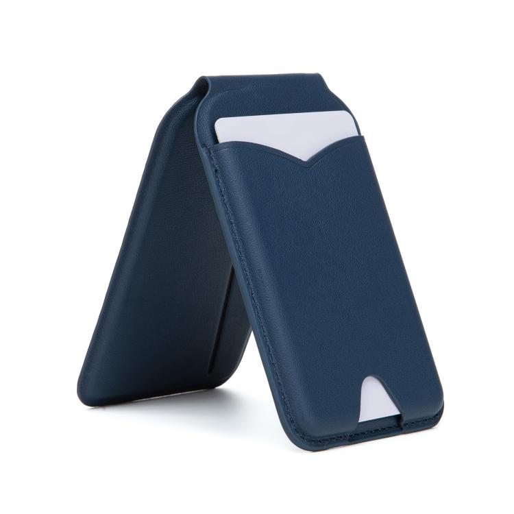 Hinge Mirror Phone Holder Leather Card Bag