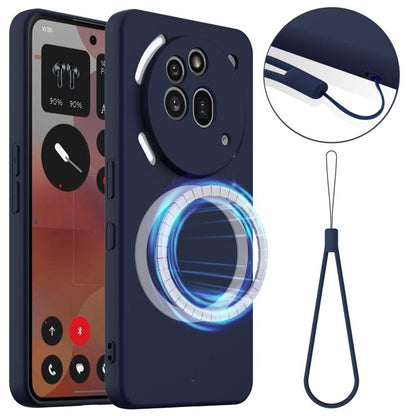 Shockproof Silicone Magsafe Phone Case, For Nothing Phone 4a Pro, For Nothing Phone 4a, For Nothing Phone 3a Lite, For Nothing Phone 3, For Nothing CMF Phone 2 Pro, For Nothing Phone 3a, For Nothing Phone 3a Pro