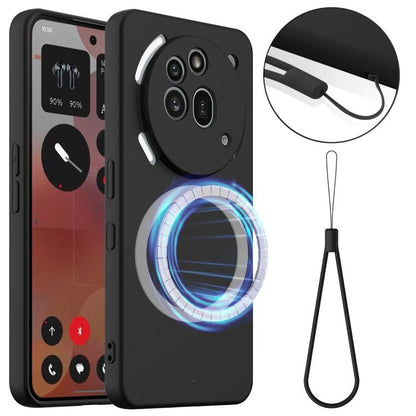 Shockproof Silicone Magsafe Phone Case, For Nothing Phone 4a Pro, For Nothing Phone 4a, For Nothing Phone 3a Lite, For Nothing Phone 3, For Nothing CMF Phone 2 Pro, For Nothing Phone 3a, For Nothing Phone 3a Pro