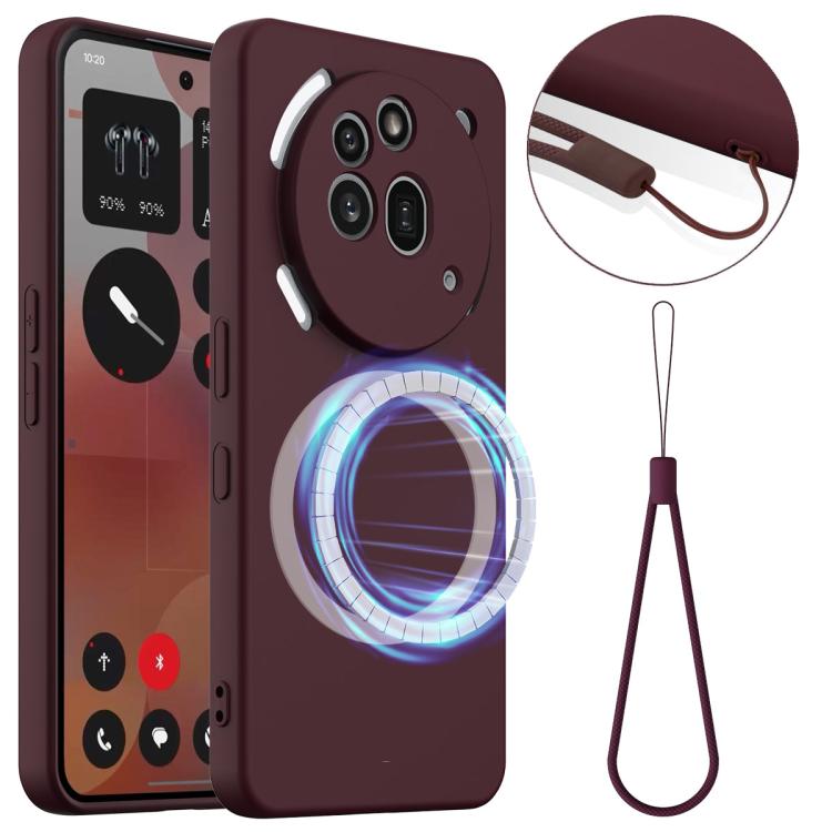 Shockproof Silicone Magsafe Phone Case, For Nothing Phone 4a Pro, For Nothing Phone 4a, For Nothing Phone 3a Lite, For Nothing Phone 3, For Nothing CMF Phone 2 Pro, For Nothing Phone 3a, For Nothing Phone 3a Pro