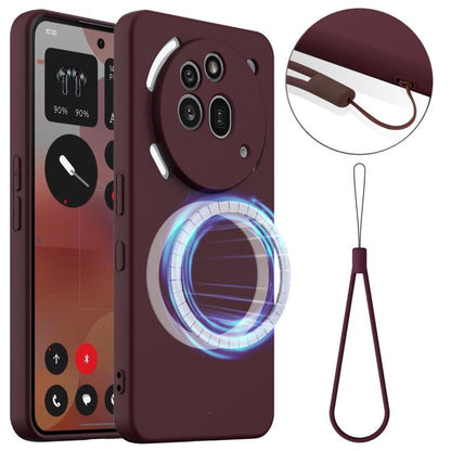 Shockproof Silicone Magsafe Phone Case, For Nothing Phone 4a Pro, For Nothing Phone 4a, For Nothing Phone 3a Lite, For Nothing Phone 3, For Nothing CMF Phone 2 Pro, For Nothing Phone 3a, For Nothing Phone 3a Pro