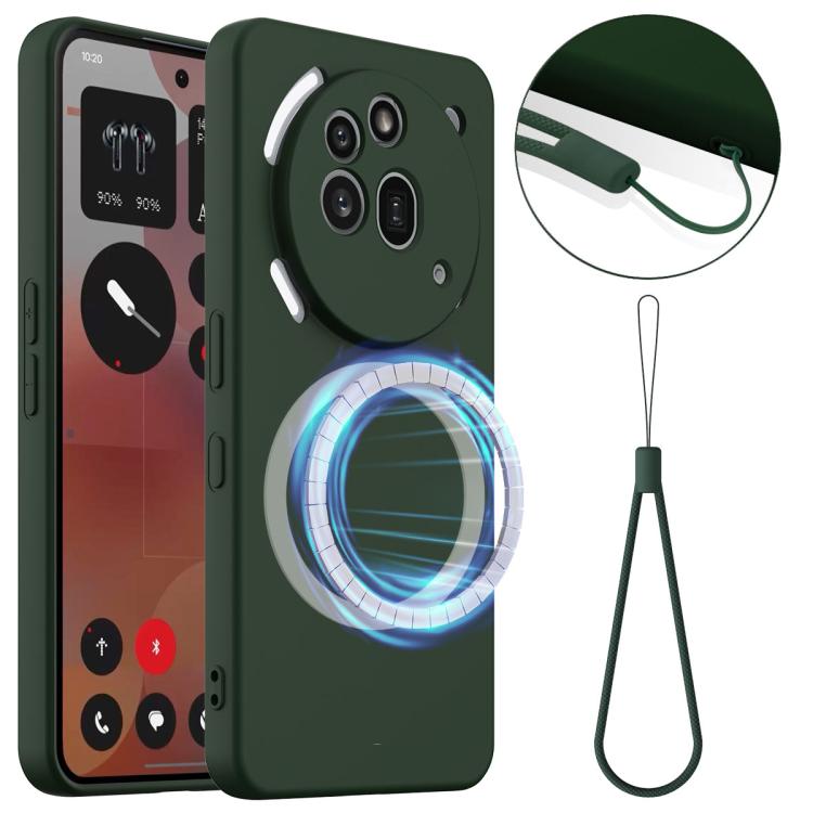 Shockproof Silicone Magsafe Phone Case, For Nothing Phone 4a Pro, For Nothing Phone 4a, For Nothing Phone 3a Lite, For Nothing Phone 3, For Nothing CMF Phone 2 Pro, For Nothing Phone 3a, For Nothing Phone 3a Pro