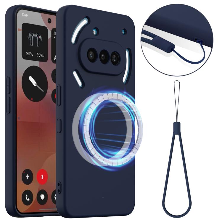 Shockproof Silicone Magsafe Phone Case, For Nothing Phone 4a Pro, For Nothing Phone 4a, For Nothing Phone 3a Lite, For Nothing Phone 3, For Nothing CMF Phone 2 Pro, For Nothing Phone 3a, For Nothing Phone 3a Pro