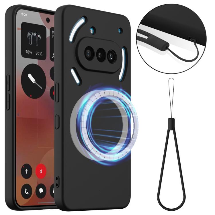 Shockproof Silicone Magsafe Phone Case, For Nothing Phone 4a Pro, For Nothing Phone 4a, For Nothing Phone 3a Lite, For Nothing Phone 3, For Nothing CMF Phone 2 Pro, For Nothing Phone 3a, For Nothing Phone 3a Pro