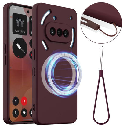 Shockproof Silicone Magsafe Phone Case, For Nothing Phone 4a Pro, For Nothing Phone 4a, For Nothing Phone 3a Lite, For Nothing Phone 3, For Nothing CMF Phone 2 Pro, For Nothing Phone 3a, For Nothing Phone 3a Pro