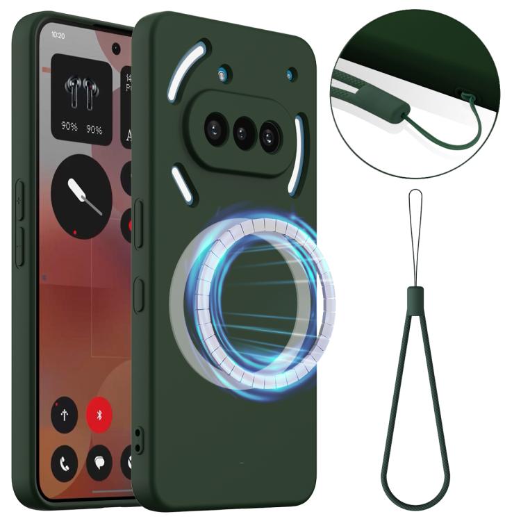 Shockproof Silicone Magsafe Phone Case, For Nothing Phone 4a Pro, For Nothing Phone 4a, For Nothing Phone 3a Lite, For Nothing Phone 3, For Nothing CMF Phone 2 Pro, For Nothing Phone 3a, For Nothing Phone 3a Pro