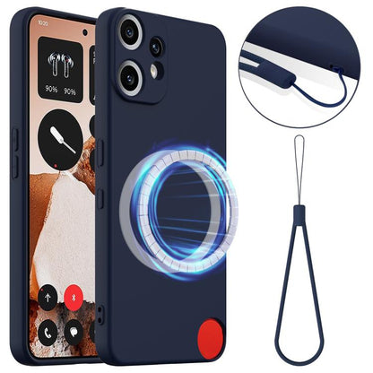 Shockproof Silicone Magsafe Phone Case, For Nothing Phone 4a Pro, For Nothing Phone 4a, For Nothing Phone 3a Lite, For Nothing Phone 3, For Nothing CMF Phone 2 Pro, For Nothing Phone 3a, For Nothing Phone 3a Pro