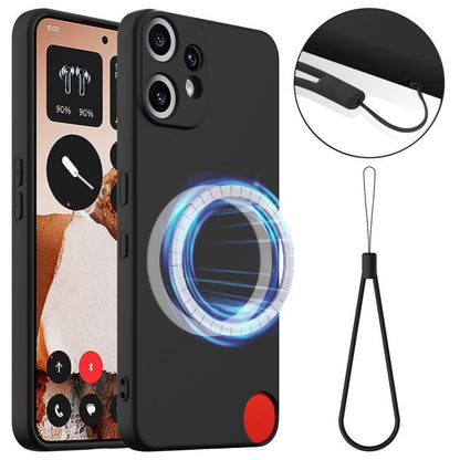 Shockproof Silicone Magsafe Phone Case, For Nothing Phone 4a Pro, For Nothing Phone 4a, For Nothing Phone 3a Lite, For Nothing Phone 3, For Nothing CMF Phone 2 Pro, For Nothing Phone 3a, For Nothing Phone 3a Pro