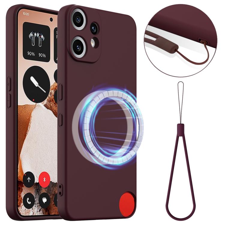 Shockproof Silicone Magsafe Phone Case, For Nothing Phone 4a Pro, For Nothing Phone 4a, For Nothing Phone 3a Lite, For Nothing Phone 3, For Nothing CMF Phone 2 Pro, For Nothing Phone 3a, For Nothing Phone 3a Pro