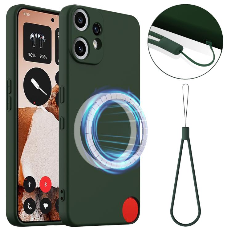 Shockproof Silicone Magsafe Phone Case, For Nothing Phone 4a Pro, For Nothing Phone 4a, For Nothing Phone 3a Lite, For Nothing Phone 3, For Nothing CMF Phone 2 Pro, For Nothing Phone 3a, For Nothing Phone 3a Pro