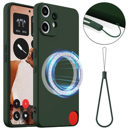 Shockproof Silicone Magsafe Phone Case, For Nothing Phone 4a Pro, For Nothing Phone 4a, For Nothing Phone 3a Lite, For Nothing Phone 3, For Nothing CMF Phone 2 Pro, For Nothing Phone 3a, For Nothing Phone 3a Pro