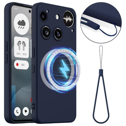 Shockproof Silicone Magsafe Phone Case, For Nothing Phone 4a Pro, For Nothing Phone 4a, For Nothing Phone 3a Lite, For Nothing Phone 3, For Nothing CMF Phone 2 Pro, For Nothing Phone 3a, For Nothing Phone 3a Pro