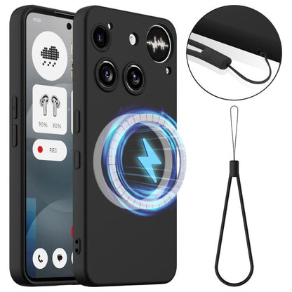 Shockproof Silicone Magsafe Phone Case, For Nothing Phone 4a Pro, For Nothing Phone 4a, For Nothing Phone 3a Lite, For Nothing Phone 3, For Nothing CMF Phone 2 Pro, For Nothing Phone 3a, For Nothing Phone 3a Pro