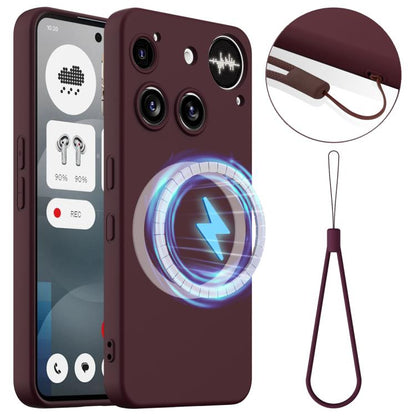 Shockproof Silicone Magsafe Phone Case, For Nothing Phone 4a Pro, For Nothing Phone 4a, For Nothing Phone 3a Lite, For Nothing Phone 3, For Nothing CMF Phone 2 Pro, For Nothing Phone 3a, For Nothing Phone 3a Pro