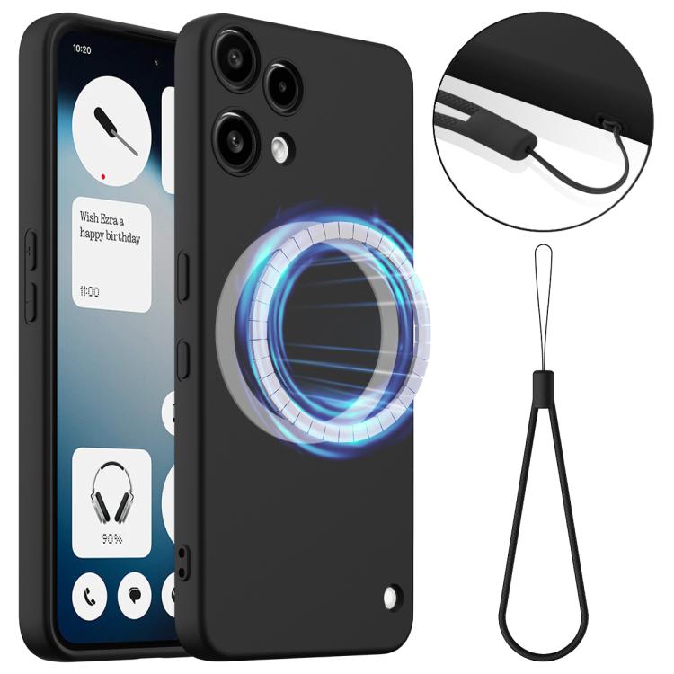 Shockproof Silicone Magsafe Phone Case, For Nothing Phone 4a Pro, For Nothing Phone 4a, For Nothing Phone 3a Lite, For Nothing Phone 3, For Nothing CMF Phone 2 Pro, For Nothing Phone 3a, For Nothing Phone 3a Pro