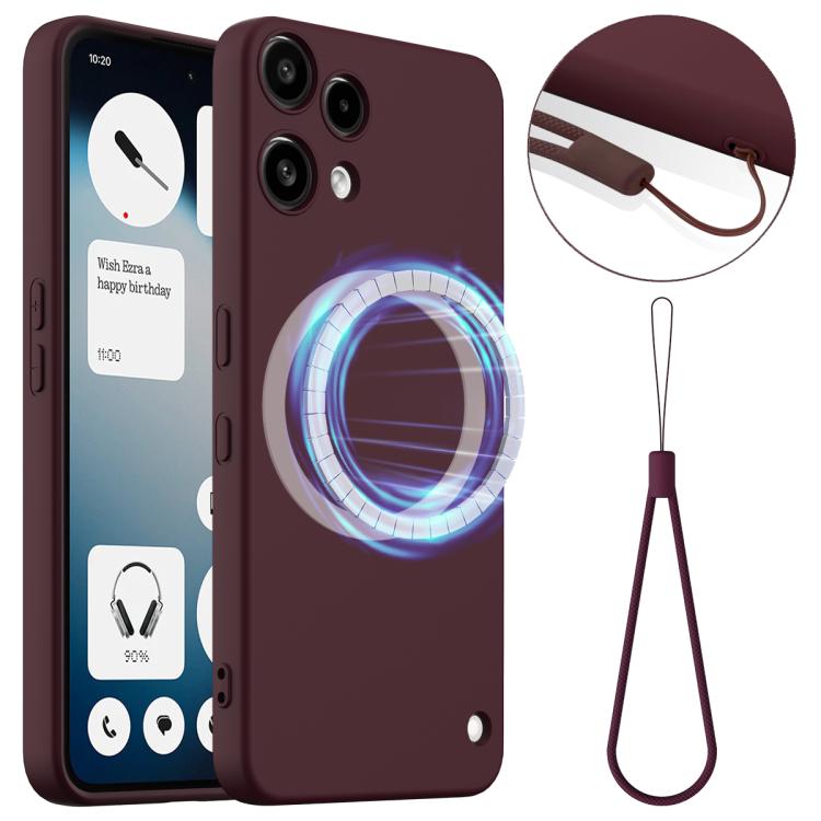 Shockproof Silicone Magsafe Phone Case, For Nothing Phone 4a Pro, For Nothing Phone 4a, For Nothing Phone 3a Lite, For Nothing Phone 3, For Nothing CMF Phone 2 Pro, For Nothing Phone 3a, For Nothing Phone 3a Pro
