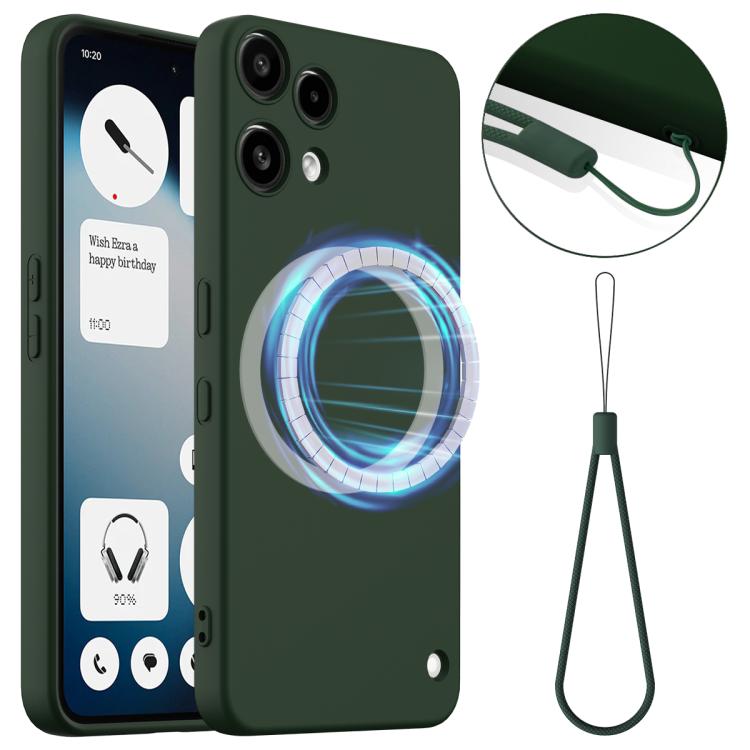Shockproof Silicone Magsafe Phone Case, For Nothing Phone 4a Pro, For Nothing Phone 4a, For Nothing Phone 3a Lite, For Nothing Phone 3, For Nothing CMF Phone 2 Pro, For Nothing Phone 3a, For Nothing Phone 3a Pro