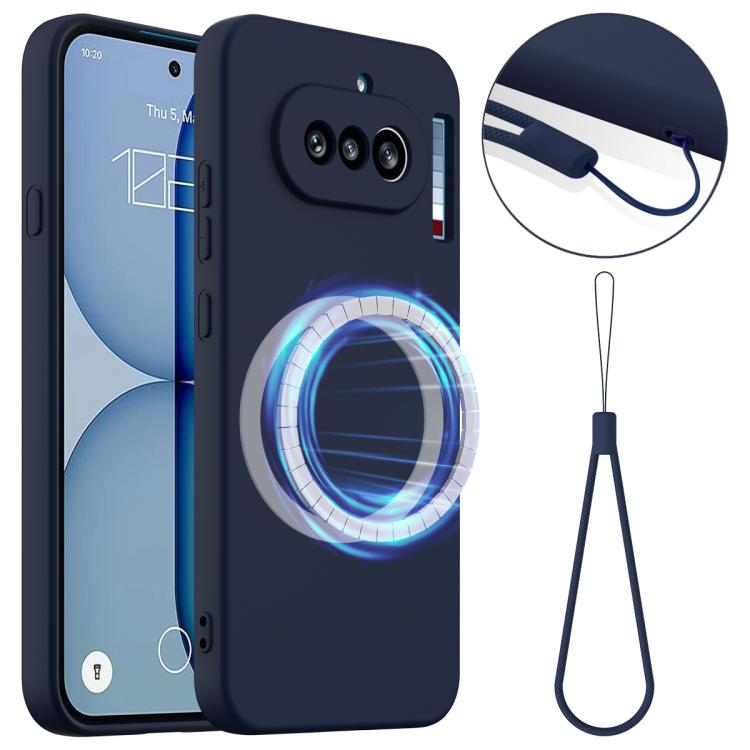 Shockproof Silicone Magsafe Phone Case, For Nothing Phone 4a Pro, For Nothing Phone 4a, For Nothing Phone 3a Lite, For Nothing Phone 3, For Nothing CMF Phone 2 Pro, For Nothing Phone 3a, For Nothing Phone 3a Pro