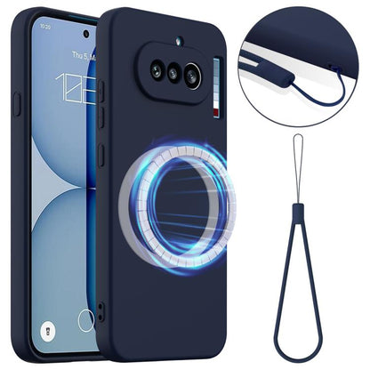 Shockproof Silicone Magsafe Phone Case, For Nothing Phone 4a Pro, For Nothing Phone 4a, For Nothing Phone 3a Lite, For Nothing Phone 3, For Nothing CMF Phone 2 Pro, For Nothing Phone 3a, For Nothing Phone 3a Pro