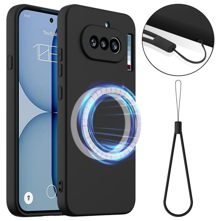 Shockproof Silicone Magsafe Phone Case, For Nothing Phone 4a Pro, For Nothing Phone 4a, For Nothing Phone 3a Lite, For Nothing Phone 3, For Nothing CMF Phone 2 Pro, For Nothing Phone 3a, For Nothing Phone 3a Pro