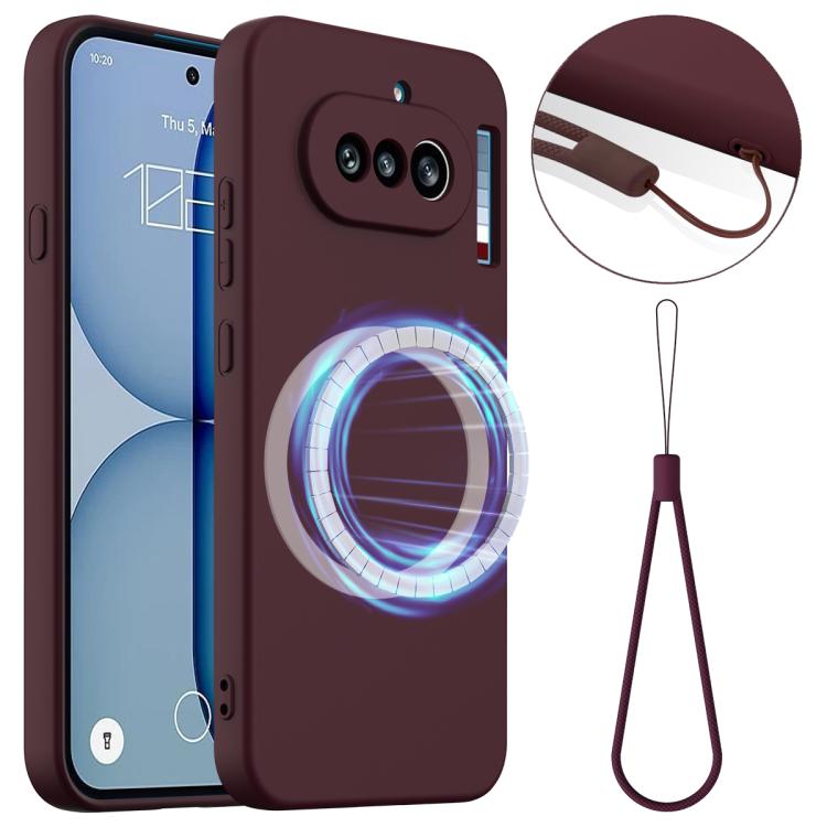 Shockproof Silicone Magsafe Phone Case, For Nothing Phone 4a Pro, For Nothing Phone 4a, For Nothing Phone 3a Lite, For Nothing Phone 3, For Nothing CMF Phone 2 Pro, For Nothing Phone 3a, For Nothing Phone 3a Pro