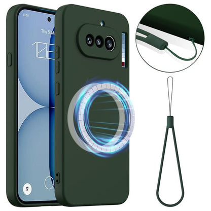 Shockproof Silicone Magsafe Phone Case, For Nothing Phone 4a Pro, For Nothing Phone 4a, For Nothing Phone 3a Lite, For Nothing Phone 3, For Nothing CMF Phone 2 Pro, For Nothing Phone 3a, For Nothing Phone 3a Pro