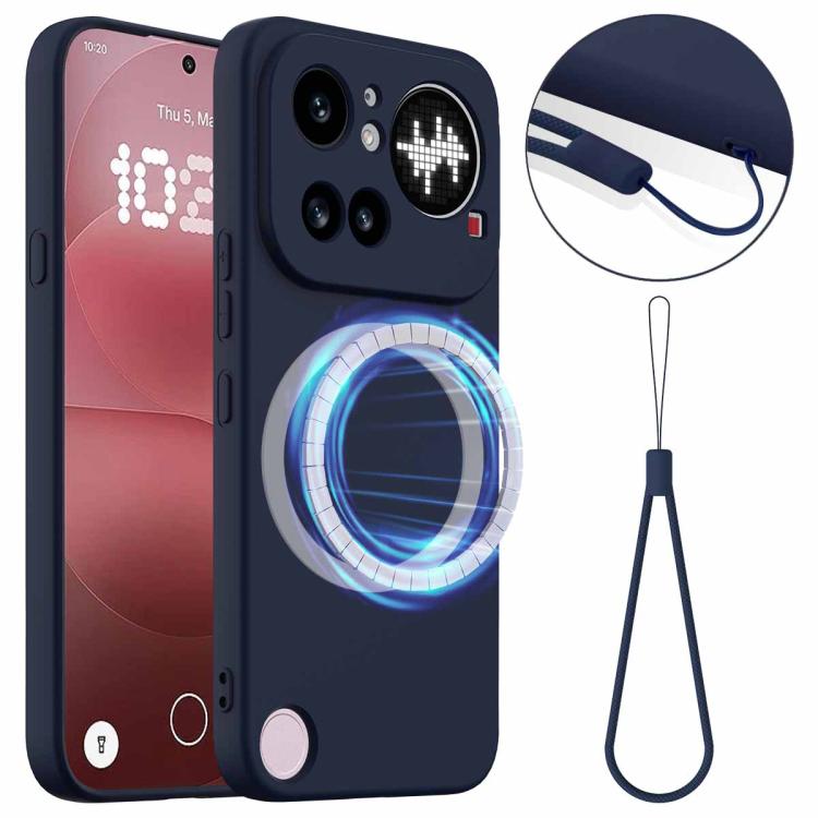 Shockproof Silicone Magsafe Phone Case, For Nothing Phone 4a Pro, For Nothing Phone 4a, For Nothing Phone 3a Lite, For Nothing Phone 3, For Nothing CMF Phone 2 Pro, For Nothing Phone 3a, For Nothing Phone 3a Pro
