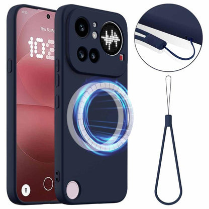 Shockproof Silicone Magsafe Phone Case, For Nothing Phone 4a Pro, For Nothing Phone 4a, For Nothing Phone 3a Lite, For Nothing Phone 3, For Nothing CMF Phone 2 Pro, For Nothing Phone 3a, For Nothing Phone 3a Pro