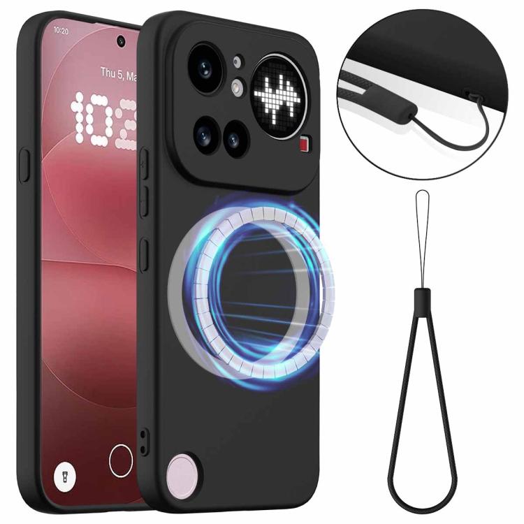 Shockproof Silicone Magsafe Phone Case, For Nothing Phone 4a Pro, For Nothing Phone 4a, For Nothing Phone 3a Lite, For Nothing Phone 3, For Nothing CMF Phone 2 Pro, For Nothing Phone 3a, For Nothing Phone 3a Pro