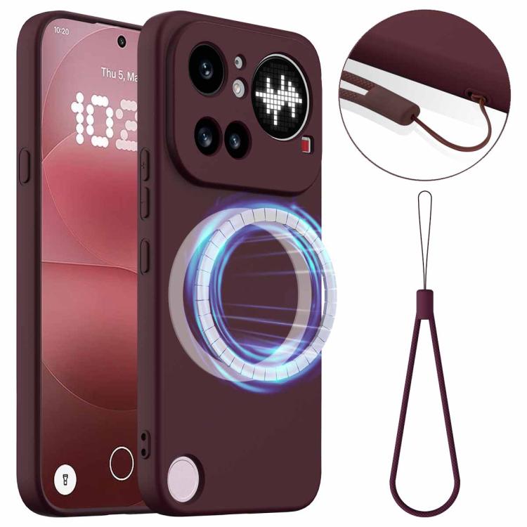 Shockproof Silicone Magsafe Phone Case, For Nothing Phone 4a Pro, For Nothing Phone 4a, For Nothing Phone 3a Lite, For Nothing Phone 3, For Nothing CMF Phone 2 Pro, For Nothing Phone 3a, For Nothing Phone 3a Pro