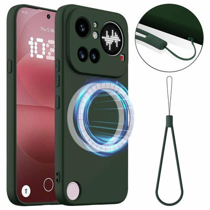 Shockproof Silicone Magsafe Phone Case, For Nothing Phone 4a Pro, For Nothing Phone 4a, For Nothing Phone 3a Lite, For Nothing Phone 3, For Nothing CMF Phone 2 Pro, For Nothing Phone 3a, For Nothing Phone 3a Pro