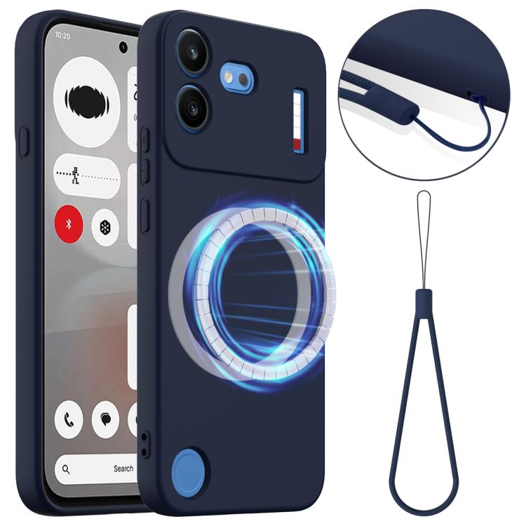 Shockproof Silicone Magsafe Phone Case, For Nothing Phone 4b, For Nothing Phone 4a Pro, For Nothing Phone 4a, For Nothing Phone 3a Lite, For Nothing Phone 3, For Nothing CMF Phone 2 Pro, For Nothing Phone 3a, For Nothing Phone 3a Pro