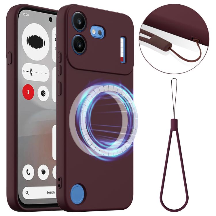 Shockproof Silicone Magsafe Phone Case, For Nothing Phone 4b, For Nothing Phone 4a Pro, For Nothing Phone 4a, For Nothing Phone 3a Lite, For Nothing Phone 3, For Nothing CMF Phone 2 Pro, For Nothing Phone 3a, For Nothing Phone 3a Pro