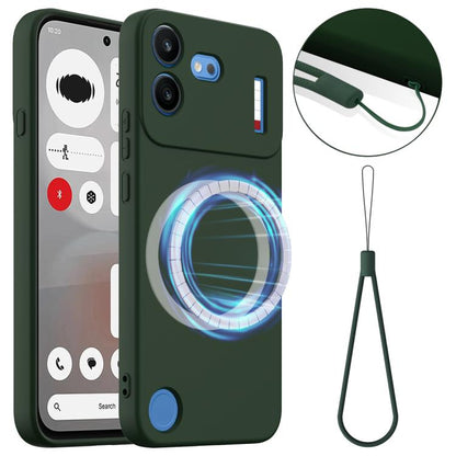Shockproof Silicone Magsafe Phone Case, For Nothing Phone 4b, For Nothing Phone 4a Pro, For Nothing Phone 4a, For Nothing Phone 3a Lite, For Nothing Phone 3, For Nothing CMF Phone 2 Pro, For Nothing Phone 3a, For Nothing Phone 3a Pro