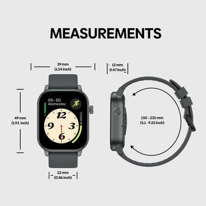 Zeblaze TS 3 GPS 2.01 inch Screen Health & Fitness Smart Watch 3 ATM Waterproof