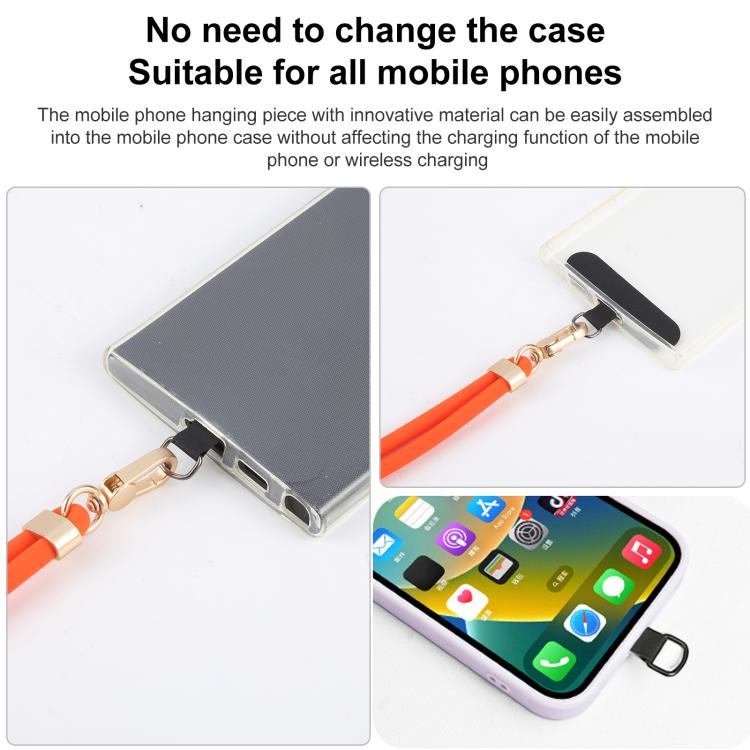Adjustable Liquid Silicone Phone Anti-lost Long Lanyard