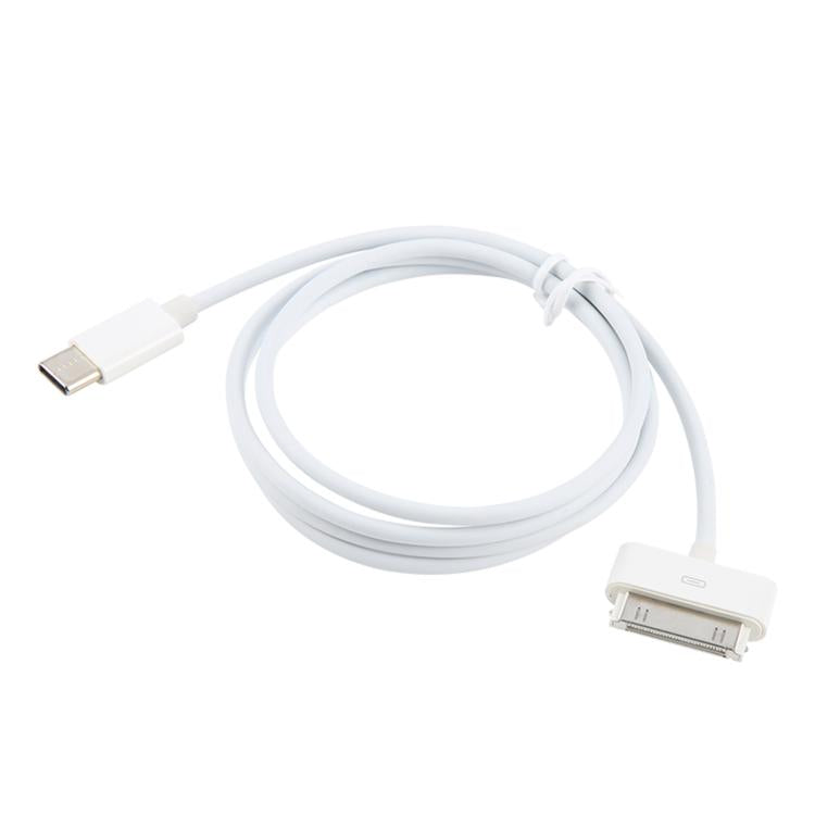 USB-C / Type-C to 30 Pin Data Sync Charing Cable, Length: 1m, Type-C to 30 Pin