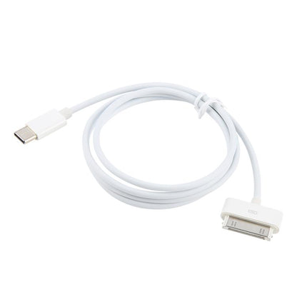 USB-C / Type-C to 30 Pin Data Sync Charing Cable, Length: 1m, Type-C to 30 Pin