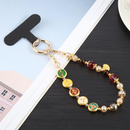 Crystal Chain Phone Anti-lost Short Lanyard