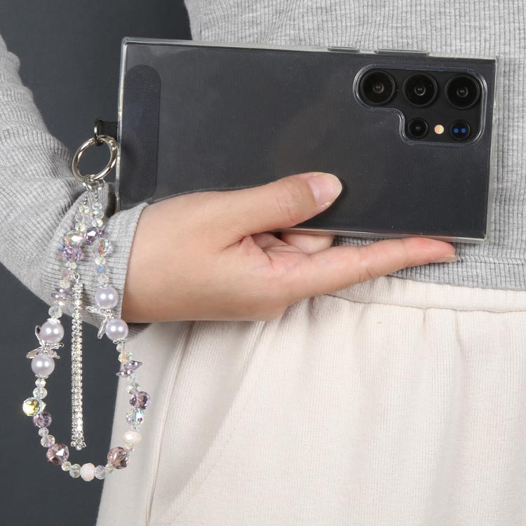 Tassel Crystal Chain Phone Anti-lost Short Lanyard