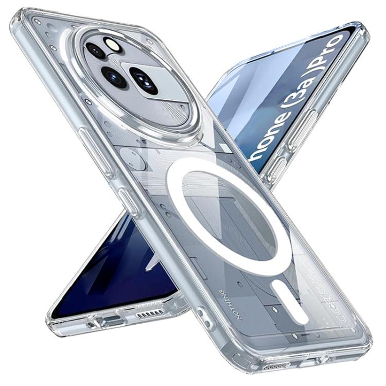 Crystal Clear Magnetic Shockproof Phone Case, For Nothing Phone 4a Pro, For Nothing Phone 4a, For Nothing Phone 3a, For Nothing Phone 3a Pro