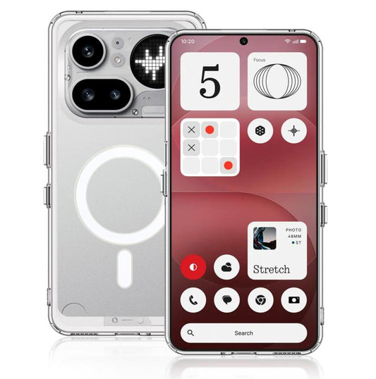 Crystal Clear Magnetic Shockproof Phone Case, For Nothing Phone 4a Pro, For Nothing Phone 4a, For Nothing Phone 3a, For Nothing Phone 3a Pro