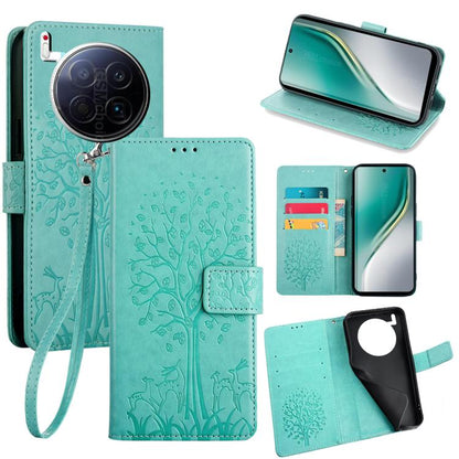 Tree & Deer Embossed Leather Phone Case, For Tecno Pova Curve 2 5G, For Tecno Camon 50 Pro 4G, For Tecno Camon 50 4G, For Tecno Pova Slim 5G, For Tecno Pova 7 Pro 5G, For Tecno Pova 7 5G, For Tecno Spark 40 Pro+ 4G, For Tecno Spark 40 Pro 4G           ...