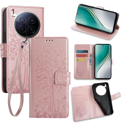 Tree & Deer Embossed Leather Phone Case, For Tecno Pova Curve 2 5G, For Tecno Camon 50 Pro 4G, For Tecno Camon 50 4G, For Tecno Pova Slim 5G, For Tecno Pova 7 Pro 5G, For Tecno Pova 7 5G, For Tecno Spark 40 Pro+ 4G, For Tecno Spark 40 Pro 4G           ...